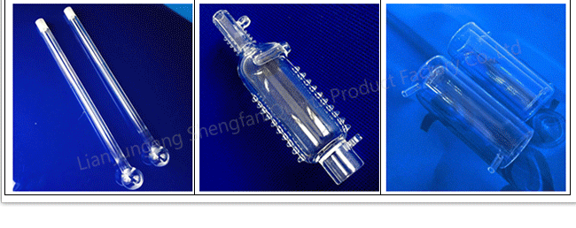 Klares Farbquarz-Glasrohr, fixierter Quarz-Rod thermisches Stabile