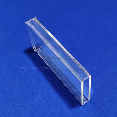 Qualität  Corrosion Resistant High Transmittance Quartz Glass Plate with 1100℃ Working Temperature Fabrik