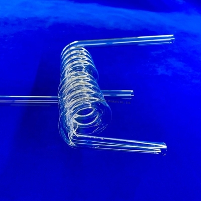 Qualität  Factory Custom Laboratory High Temperature And Corrosion Resistant Quartz Spiral Tube Fabrik