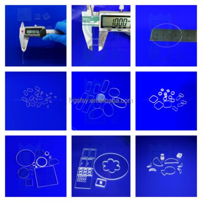 Qualität  Custom High Temperature Resistance (1150℃) Quartz Glass Plate with High Light Transmittance (>92%) and High Hardness (Morse 6.5) for Precision Optics Fabrik