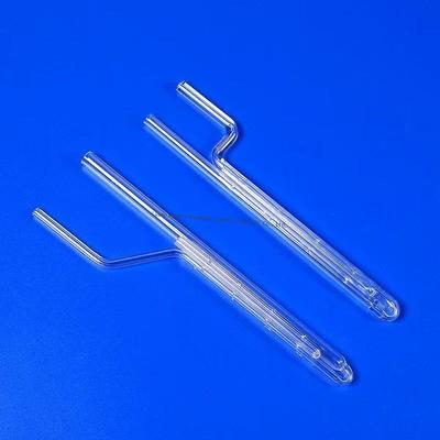 Qualität  Custom High Temperature and Corrosion Resistant BET Quartz Sample Tubes for Laboratory Use Fabrik
