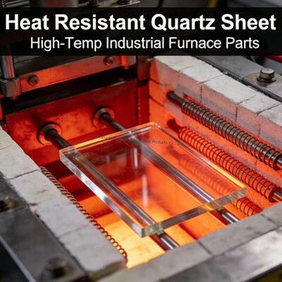Qualität  Custom High Temperature Resistant Fused Silica  Square Quartz Glass Sheet Round Quartz Disc Fabrik