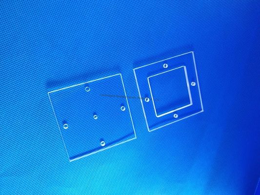 Qualität  Customized Quartz Glass Plate Quartz Glass Sheet for Fixing Test Tube Standard-Sized Holes Processing Plate Fabrik