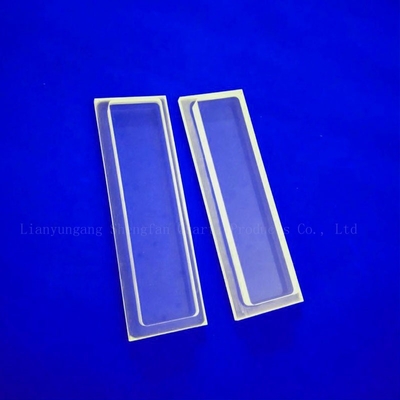 Hochtemperaturbeständige optische Fensterplatte aus Quarz-Schrittglas