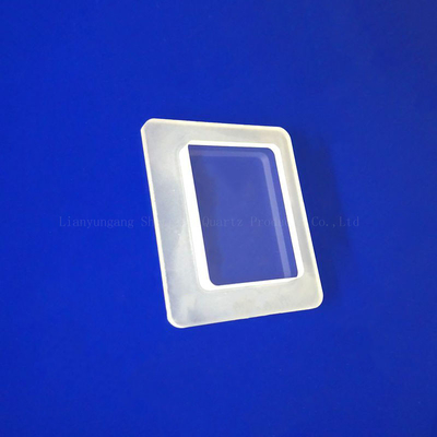 Hochtemperaturbeständige optische Fensterplatte aus Quarz-Schrittglas