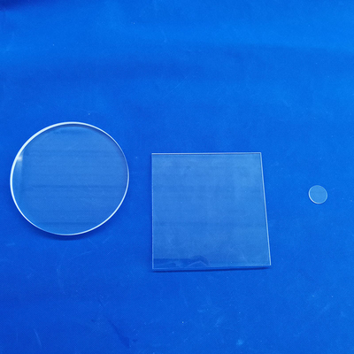 Lochendes klares Quarz-Glas-Platten-hohes Getriebe schützen transparentes für UV-Licht
