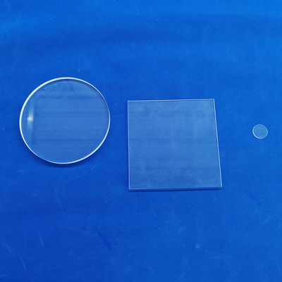 Heat Sensitive Quartz Glass Plate High Transmission Protect Transparent For UV Light