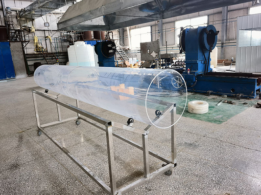Heizung Quarzglasrohr Transparenter Halbleiter Hohe Durchlässigkeit