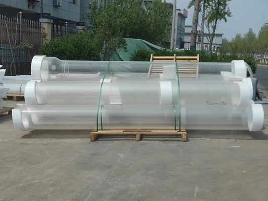 Heizung Quarzglasrohr Transparenter Halbleiter Hohe Durchlässigkeit
