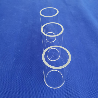 Hochtemperaturbeständigkeit 1100 Grad benutzerdefiniertes Quarzglasrohr