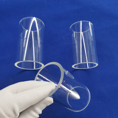Hochtemperaturbeständigkeit 1100 Grad benutzerdefiniertes Quarzglasrohr