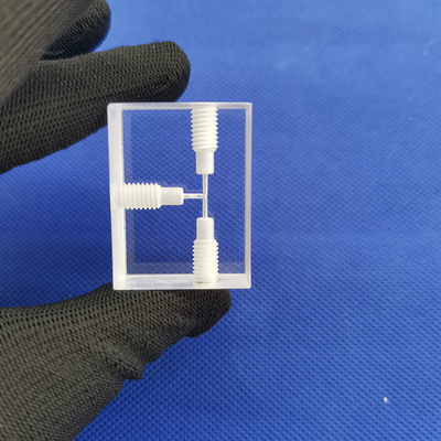 Hochtemperatur-Quarzglas-Platten-Flachblech transparent 100 mm für Spritzguss