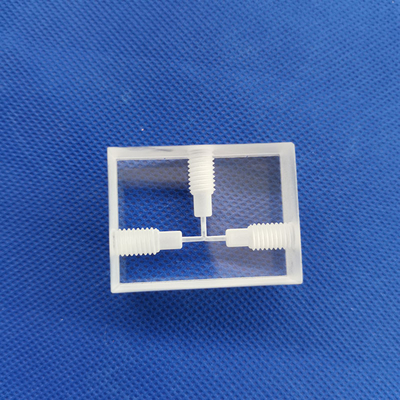 Hochtemperatur-Quarzglas-Platten-Flachblech transparent 100 mm für Spritzguss