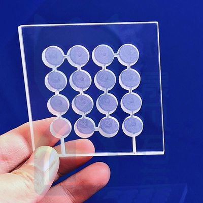 Optisches Quarz-UVglas Crystal Plate Transparent Thin 100mm