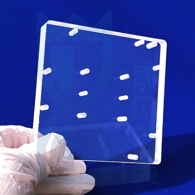 Optisches Quarz-UVglas Crystal Plate Transparent Thin 100mm