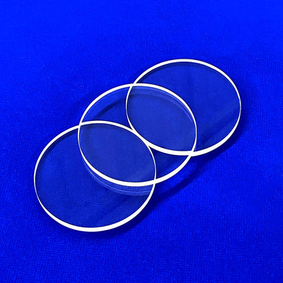 Quarzplatte geschmolzenes Siliziumquarzglas Wafer Polierte Quarzfensterplatte
