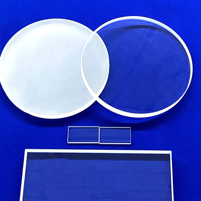 Quarzplatte geschmolzenes Siliziumquarzglas Wafer Polierte Quarzfensterplatte