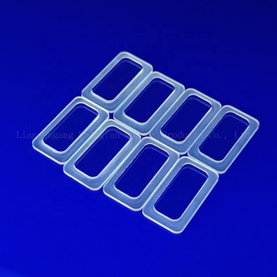 Hochtemperaturbeständige optische Fensterplatte aus Quarz-Schrittglas