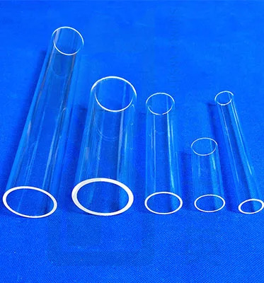 Großdurchmesser hochtemperaturbeständiges Quarzglasrohr