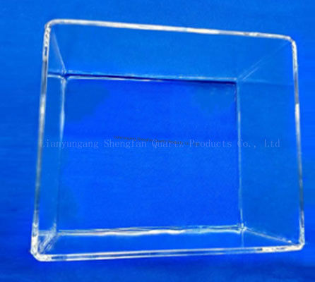 Korrosionsbeständige Quarzglasplatte mit hoher Durchlässigkeit und Betriebstemperatur von 1100°C