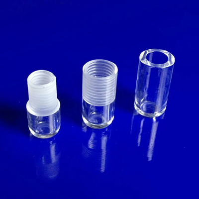 Durchsichtige Quarzglasrohr Spirale Quarzglasrohr zur Heizung