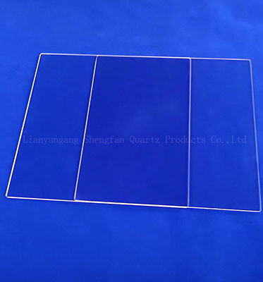 Korrosionsbeständiges quadratisches Quarzglas mit hoher UV-Lichtdurchlässigkeit