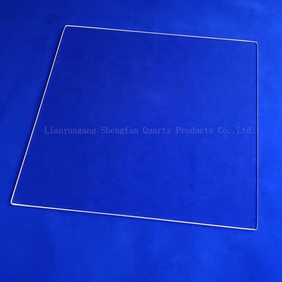 Korrosionsbeständiges quadratisches Quarzglas mit hoher UV-Lichtdurchlässigkeit