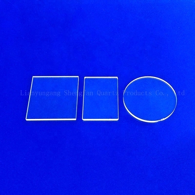 Korrosionsbeständiges quadratisches Quarzglas mit hoher UV-Lichtdurchlässigkeit