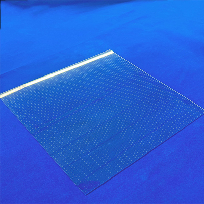 Hohe Reinheit hohe Temperatur UV-Fensterlaserperforierter Quarzglasplatte