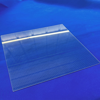 Hohe Reinheit hohe Temperatur UV-Fensterlaserperforierter Quarzglasplatte