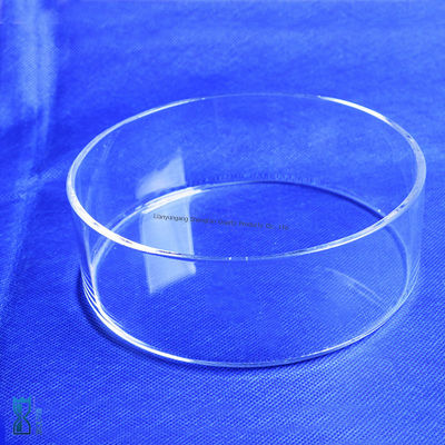 Korrosionsbeständige Quarzglasplatte mit hoher Durchlässigkeit für den Einsatz in Labore bei hohen Temperaturen