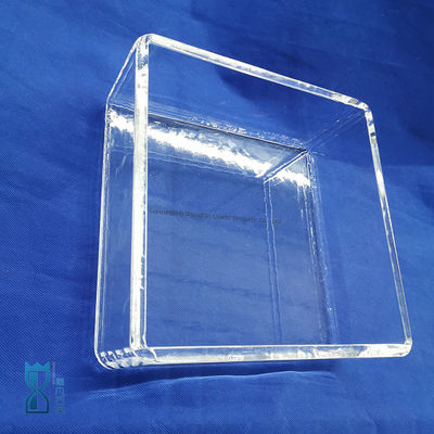 Korrosionsbeständige Quarzglasplatte mit hoher Durchlässigkeit für den Einsatz in Labore bei hohen Temperaturen