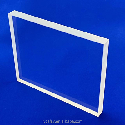 Hochtemperaturbeständigkeit UV-Dichtstahl Quarzglas Rundstück Quadratstück