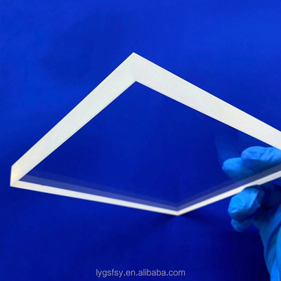 Hochtemperaturbeständigkeit UV-Dichtstahl Quarzglas Rundstück Quadratstück