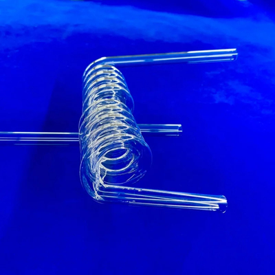 Herstellung von hochtemperaturbeständigen Quarz-Spiralrohren