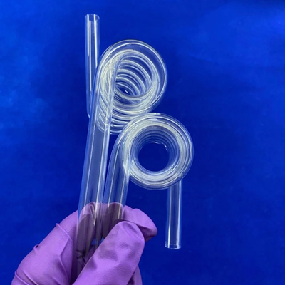 Herstellung von hochtemperaturbeständigen Quarz-Spiralrohren