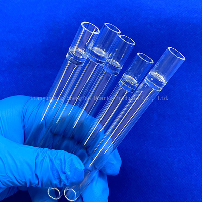 Chinesische Hersteller Laborspezifisches hochtemperaturbeständiges Quarzglasrohr