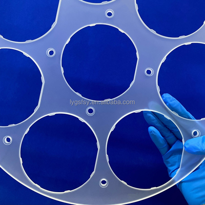 CNC-Custom-Hochtemperatur- und Korrosionsbeständige Halbleiterquarzchip-Punchblatt