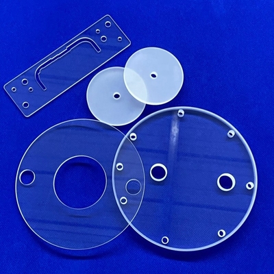 CNC-Custom-Hochtemperatur- und Korrosionsbeständige Halbleiterquarzchip-Punchblatt