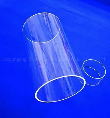 Anpassung von Quarzglasrohr mit großem Durchmesser, hochtemperaturbeständig