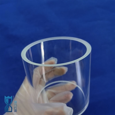 angepasster hochreiner, transparenter, polierter, klarer Glasrohr