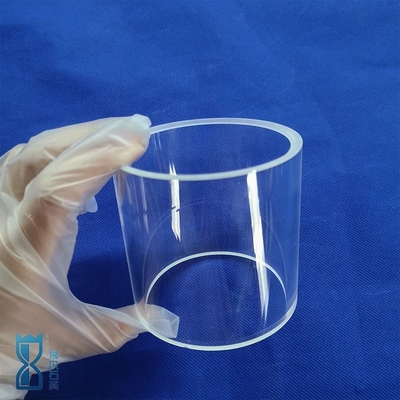 angepasster hochreiner, transparenter, polierter, klarer Glasrohr