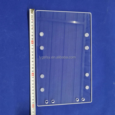 Professionelle, hochtemperaturbeständige, transparente Quarz-Punktplatte
