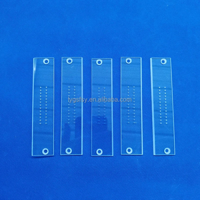 Professionelle UV-transparente Quarz-Punktplatte nach Maß