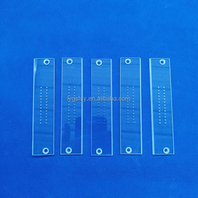 Professionelle UV-transparente Quarz-Punktplatte nach Maß
