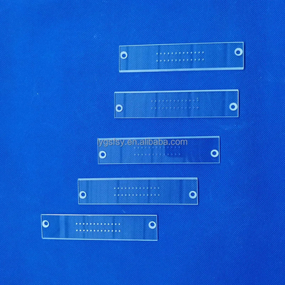 Professionelle UV-transparente Quarz-Punktplatte nach Maß