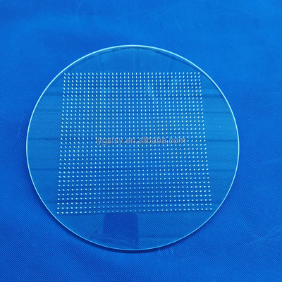 Professionelle UV-transparente Laserperforierte Quarzplatte