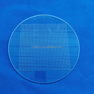 Professionelle UV-transparente Laserperforierte Quarzplatte