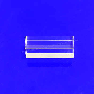 Fabrik benutzerdefinierte UV-Hochdurchlässigkeit Prismenfenster Quarzfensterstück