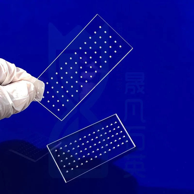 Professionelle Ultraschalllaser-Perforation von Quarzglas